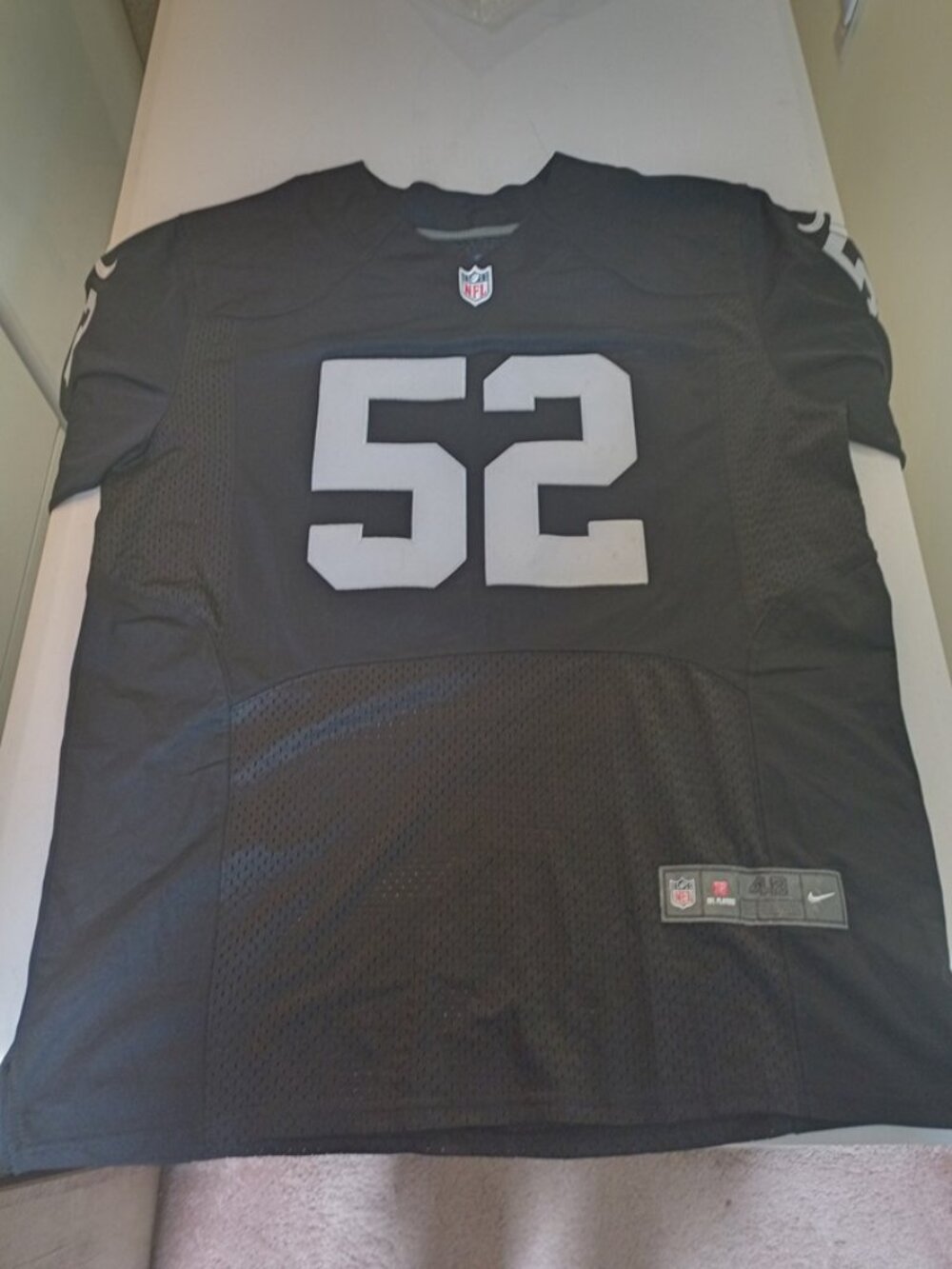 Las Vegas Oakland Raiders NFL Khalil Mack Nike On Field Football Jersey 48 XL - Picture 2 of 7